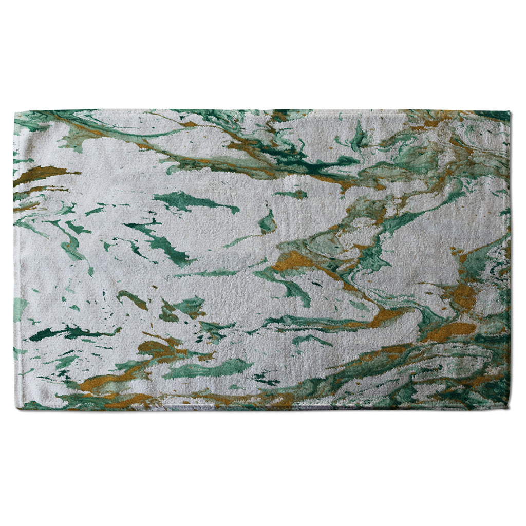 New Product Green & Golden Marble (Kitchen Towel)  - Andrew Lee Home and Living