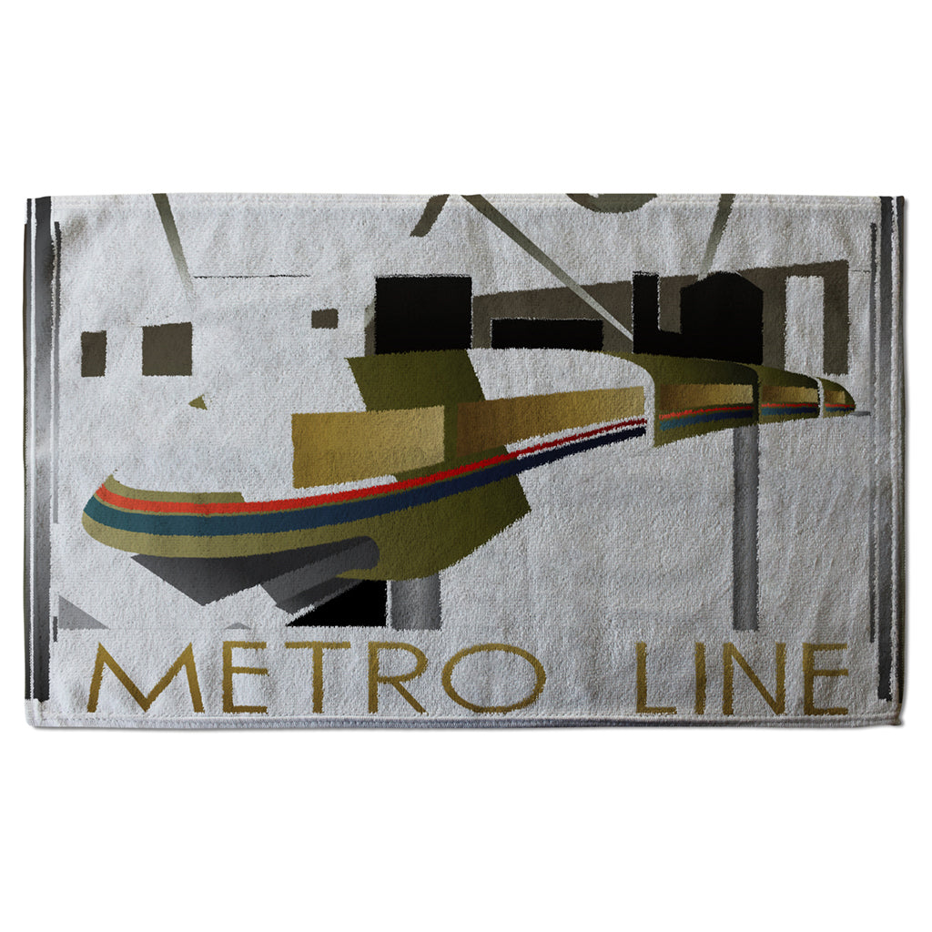 New Product Art Deco Metro Line (Kitchen Towel)  - Andrew Lee Home and Living