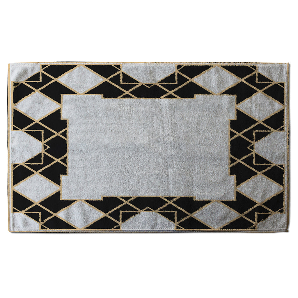 New Product Art Deco Diamond Border (Kitchen Towel)  - Andrew Lee Home and Living