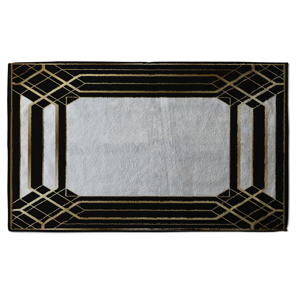 New Product Art Deco Black Frame (Kitchen Towel)  - Andrew Lee Home and Living