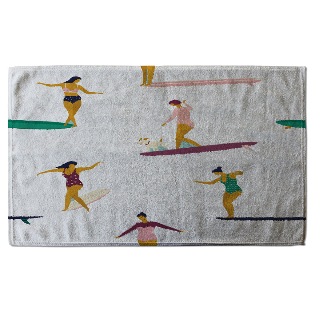 New Product Female Surfers (Kitchen Towel)  - Andrew Lee Home and Living