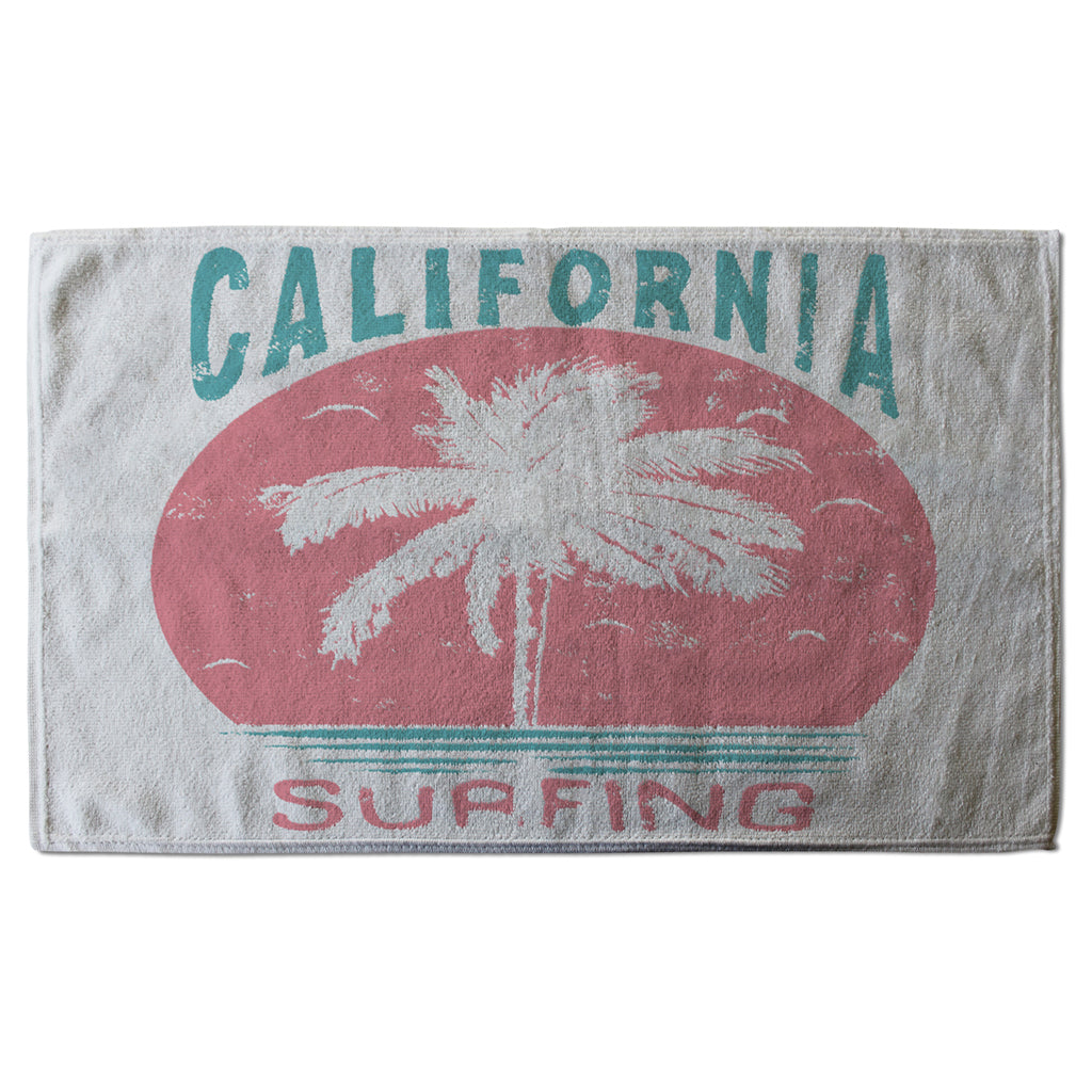 New Product California Surfing (Kitchen Towel)  - Andrew Lee Home and Living