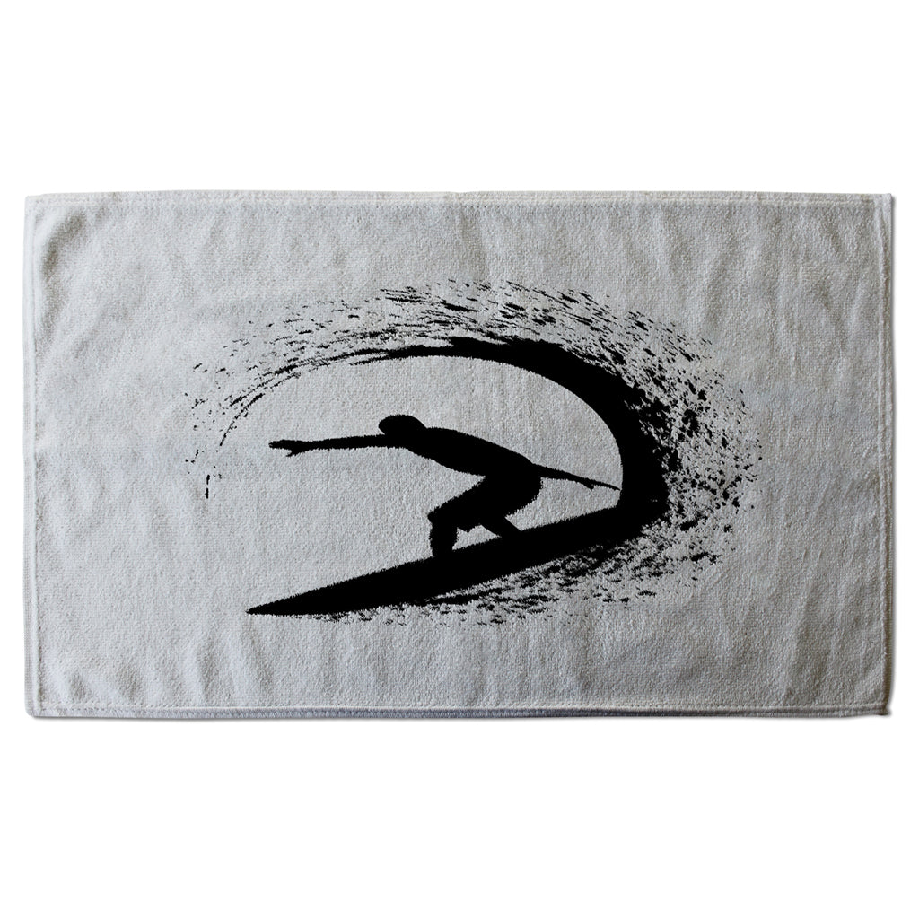 New Product Surfer Silhouette (Kitchen Towel)  - Andrew Lee Home and Living