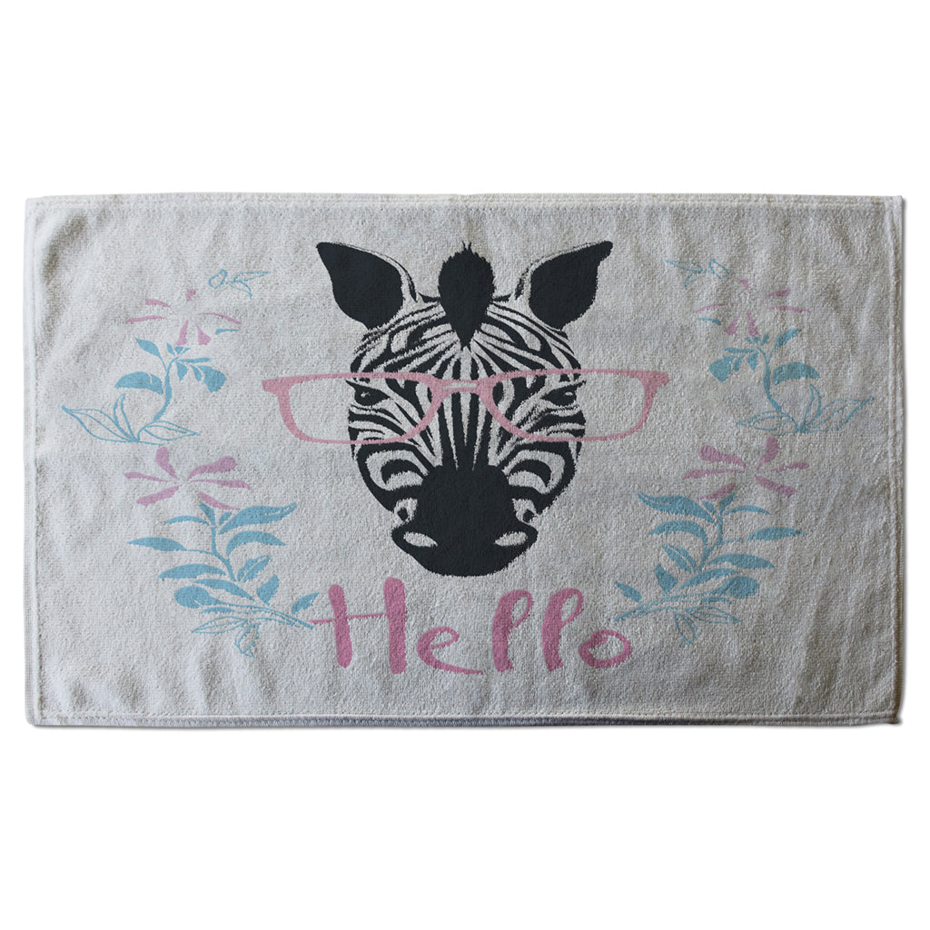 New Product Hello Zebra (Kitchen Towel)  - Andrew Lee Home and Living