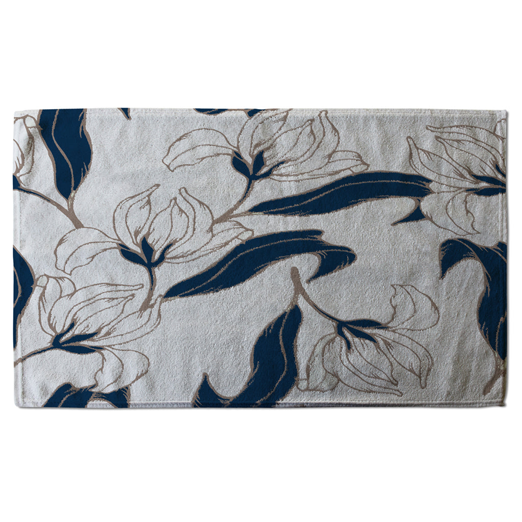 New Product White Flowers (Kitchen Towel)  - Andrew Lee Home and Living