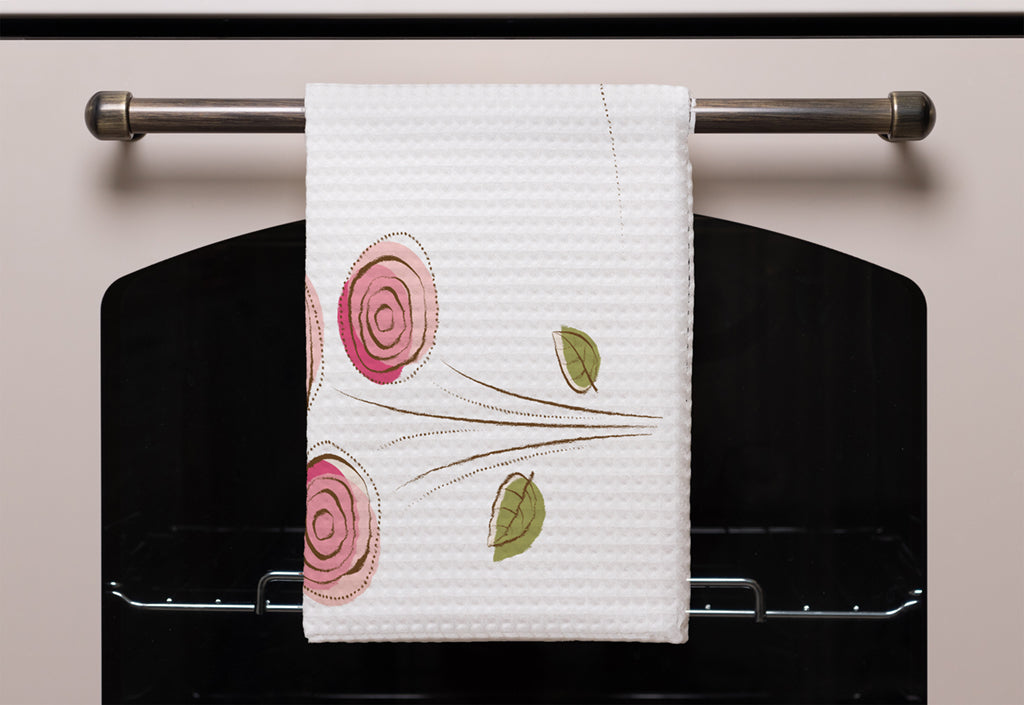 New Product Rose Drawing (Kitchen Towel)  - Andrew Lee Home and Living