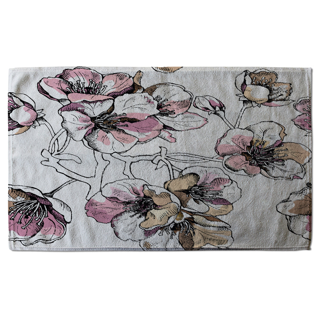 New Product Flower Illustration (Kitchen Towel)  - Andrew Lee Home and Living