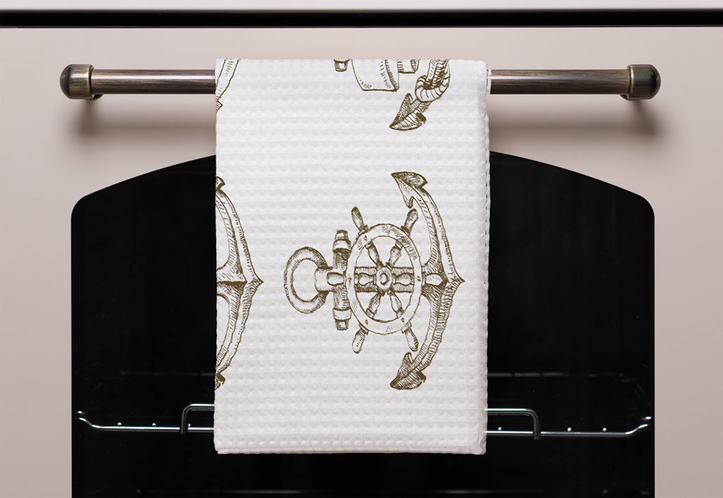 New Product Drawn Anchors (Kitchen Towel)  - Andrew Lee Home and Living