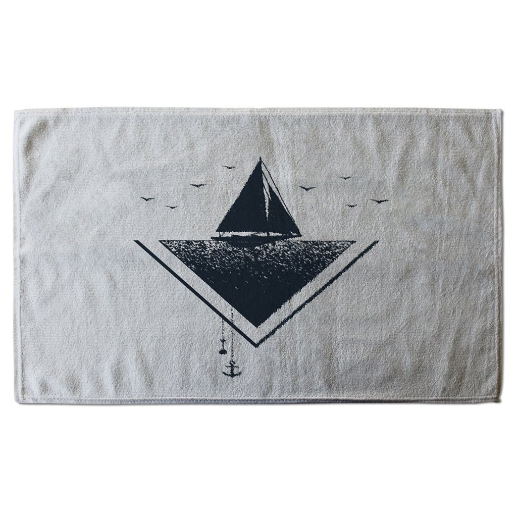 New Product Sailboat at Sea (Kitchen Towel)  - Andrew Lee Home and Living