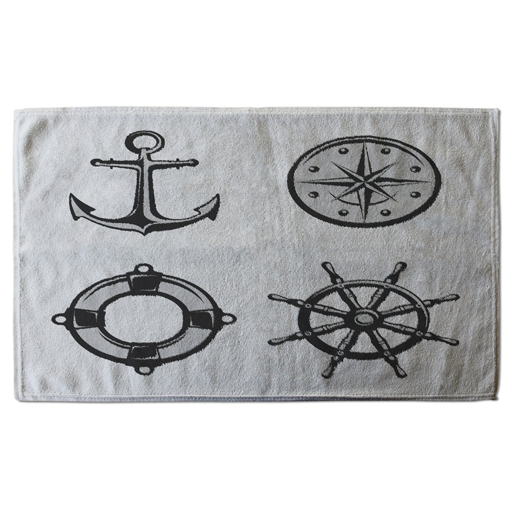 New Product Nautical Icons (Kitchen Towel)  - Andrew Lee Home and Living