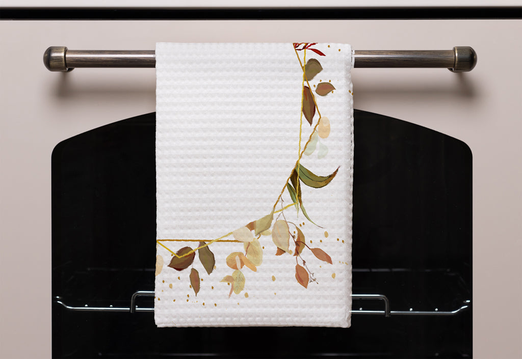 New Product Autumn Flowers (Kitchen Towel)  - Andrew Lee Home and Living