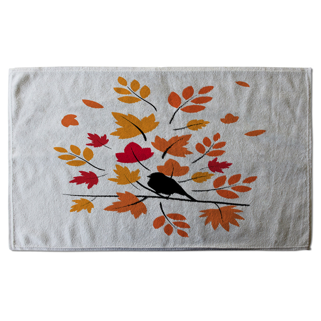 New Product Autumn Bird on Branch (Kitchen Towel)  - Andrew Lee Home and Living