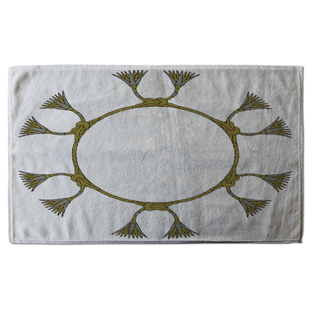 New Product Ancient Egyptian Lotus Motifs (Kitchen Towel)  - Andrew Lee Home and Living