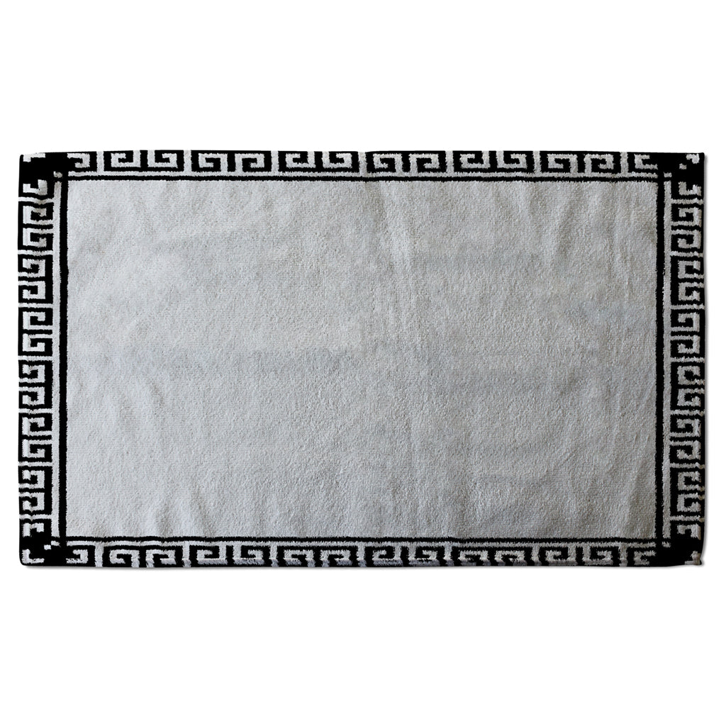 New Product Greek Key Border Frame (Kitchen Towel)  - Andrew Lee Home and Living