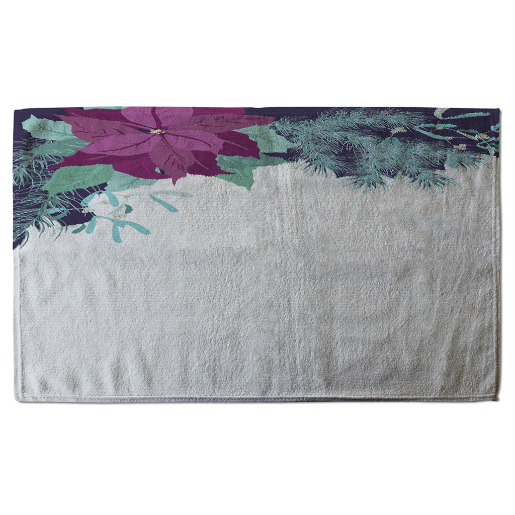 New Product Purple & Blue Flowers (Kitchen Towel)  - Andrew Lee Home and Living