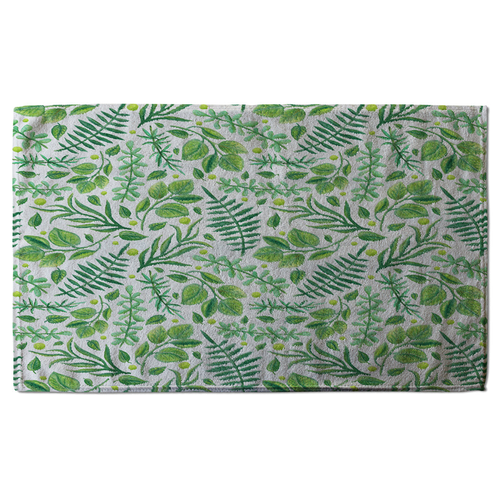 New Product Mixed Green Leaves (Kitchen Towel)  - Andrew Lee Home and Living