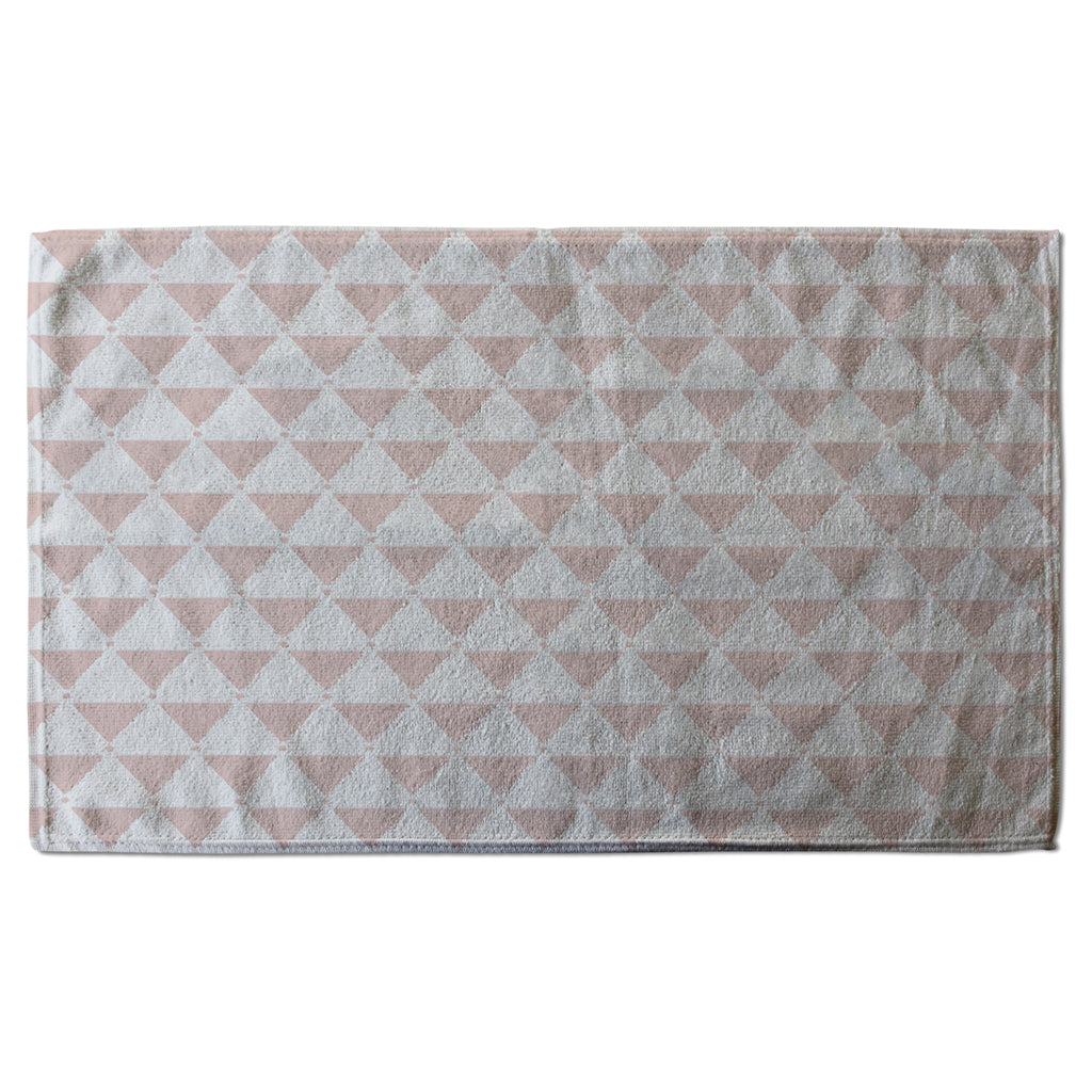 New Product Pink Triangles (Kitchen Towel)  - Andrew Lee Home and Living