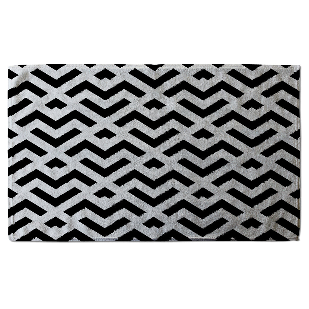 New Product Black & White Geometric (Kitchen Towel)  - Andrew Lee Home and Living