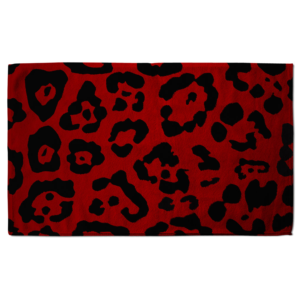 New Product Red Leopard Print (Kitchen Towel)  - Andrew Lee Home and Living