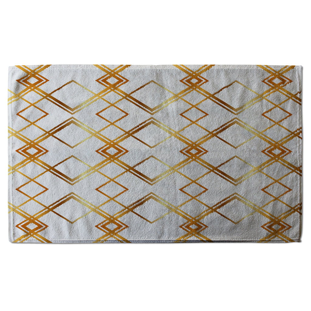 New Product Geometric Golden Pattern (Kitchen Towel)  - Andrew Lee Home and Living