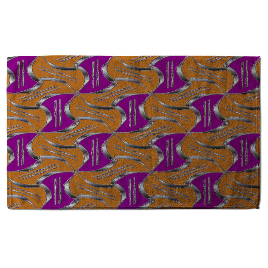 New Product Geo Metalic Shapes (Kitchen Towel)  - Andrew Lee Home and Living