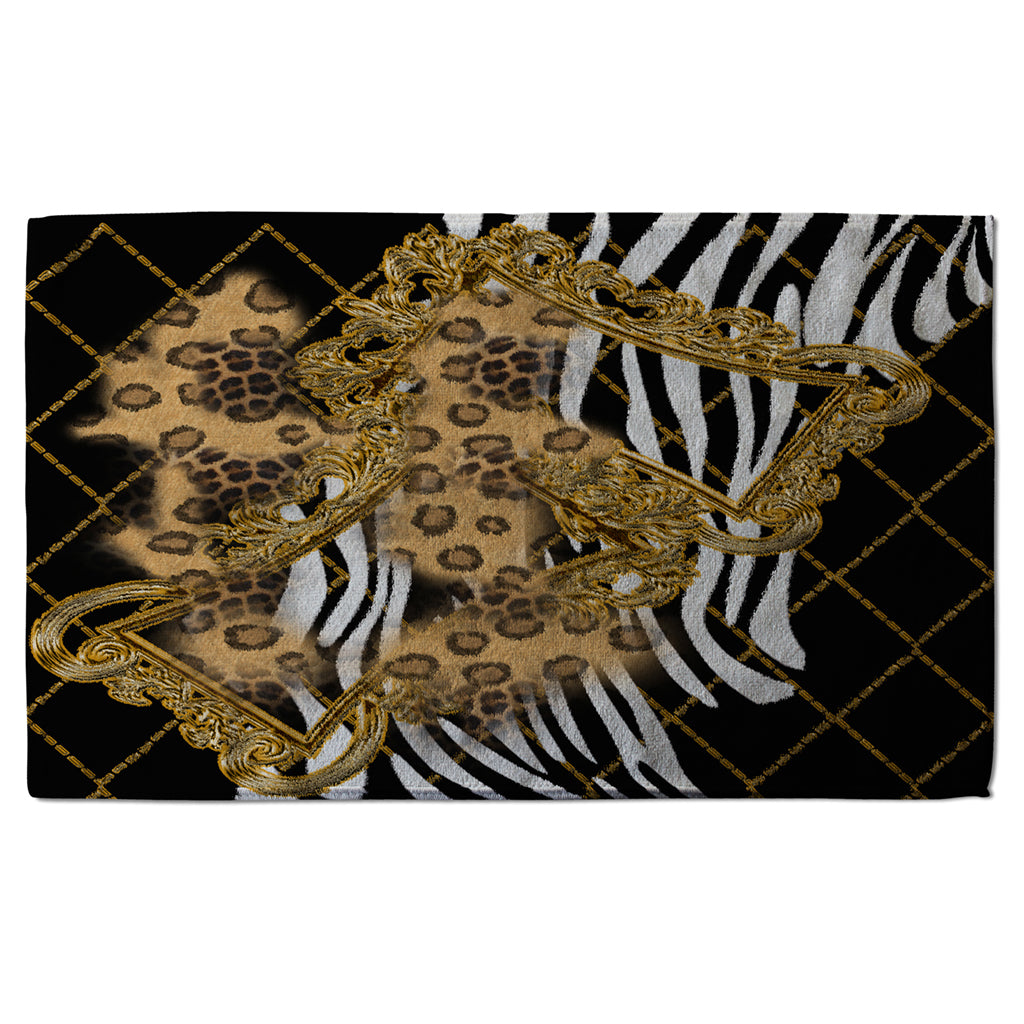 New Product Zebra & Baroque (Kitchen Towel)  - Andrew Lee Home and Living