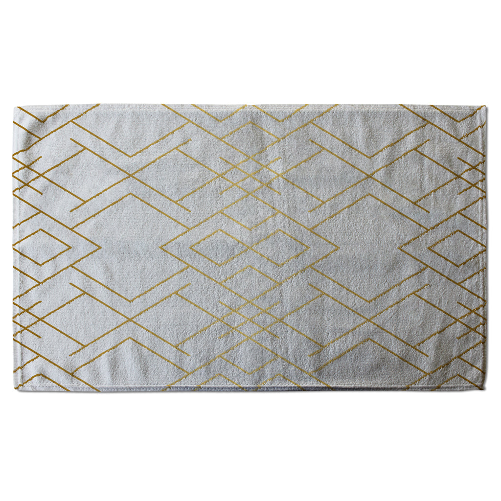 New Product Golden Geo Pattern (Kitchen Towel)  - Andrew Lee Home and Living