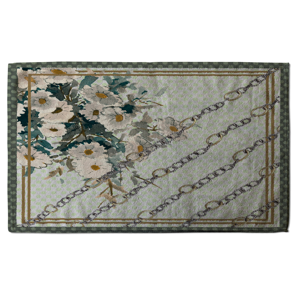 New Product Flowers & Chain Links (Kitchen Towel)  - Andrew Lee Home and Living