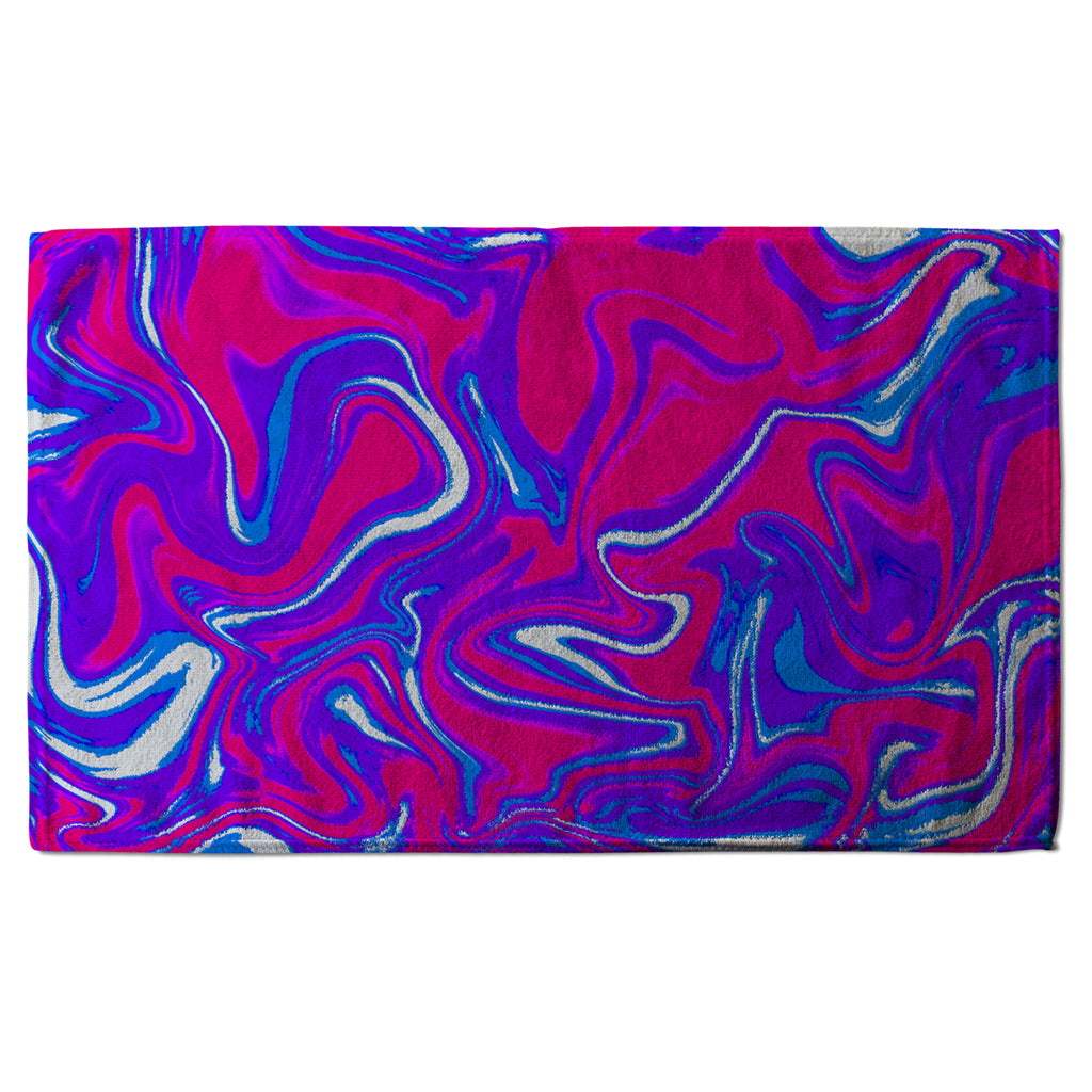 New Product Pink & Blue Marble (Kitchen Towel)  - Andrew Lee Home and Living
