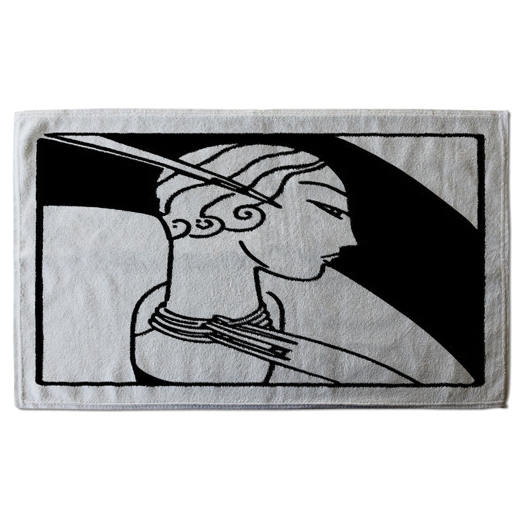 New Product Art Deco Woman (Kitchen Towel)  - Andrew Lee Home and Living