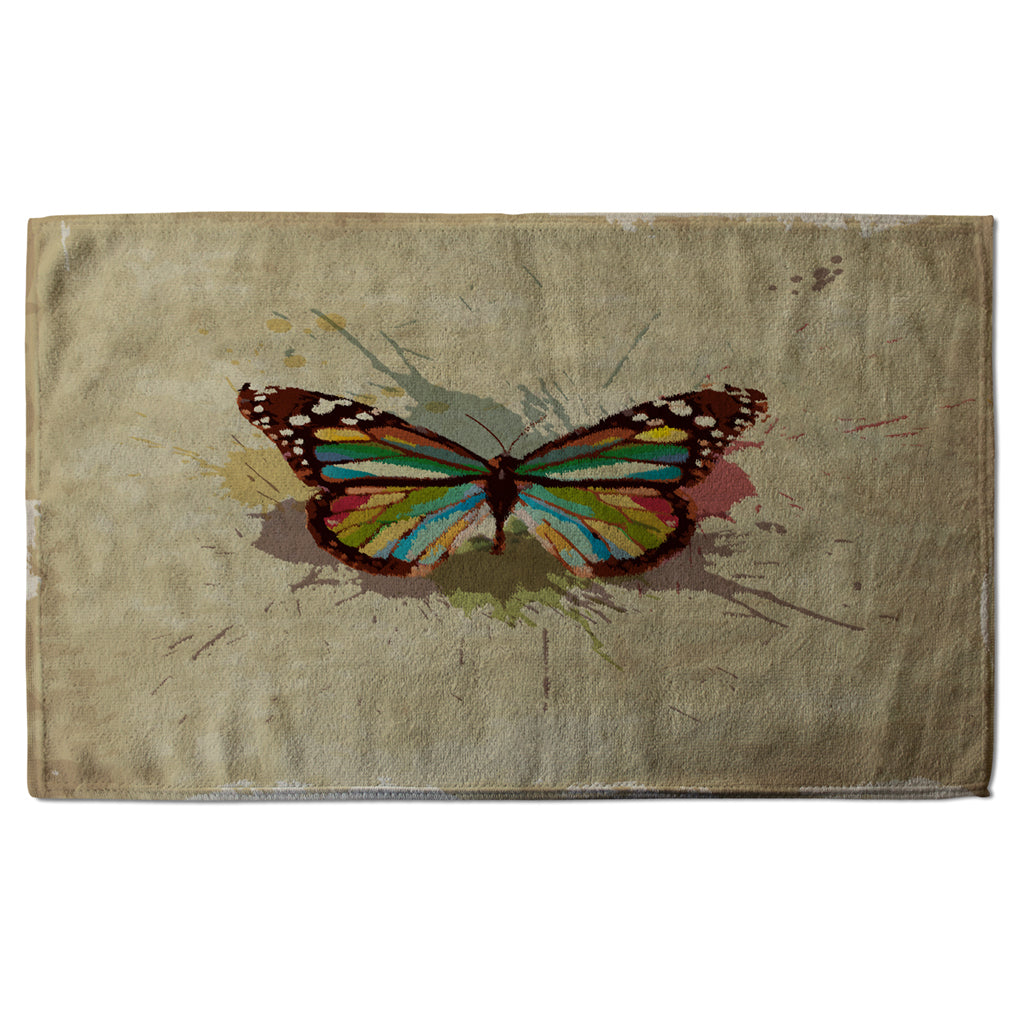 New Product Butterfly & Paint Splats (Kitchen Towel)  - Andrew Lee Home and Living