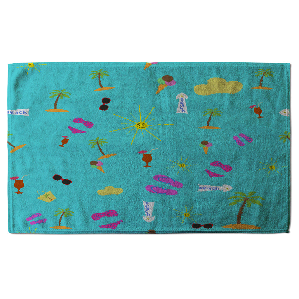 New Product Beach Cartoons (Kitchen Towel)  - Andrew Lee Home and Living