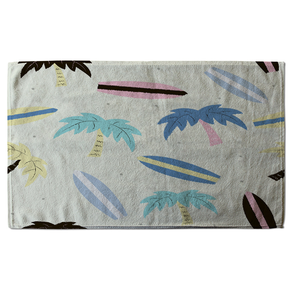 New Product Surf Boards & Palm Trees (Kitchen Towel)  - Andrew Lee Home and Living