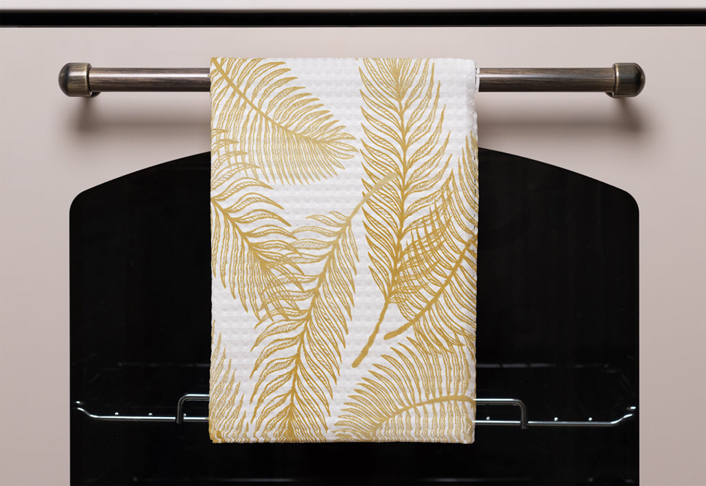 New Product Golden Leaves (Kitchen Towel)  - Andrew Lee Home and Living