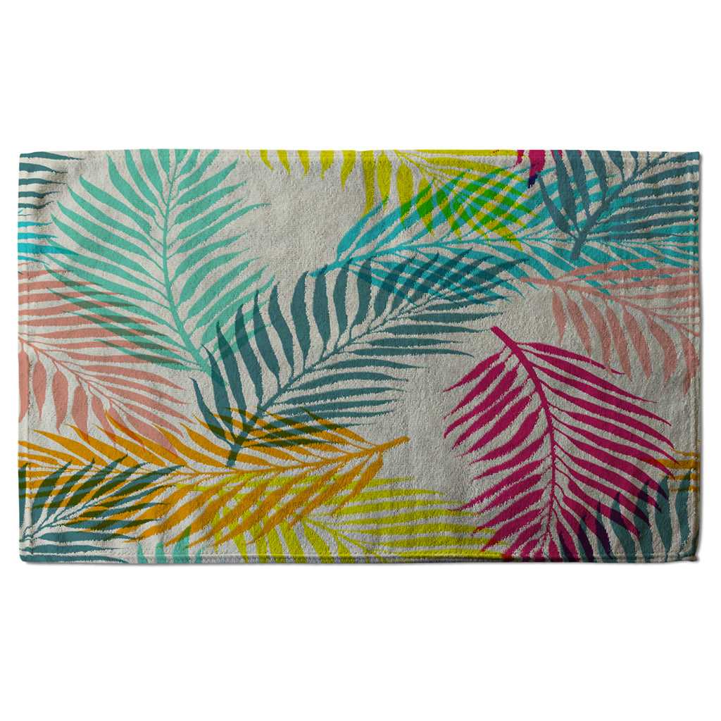 New Product Multi Coloured Tropical Leaves (Kitchen Towel)  - Andrew Lee Home and Living