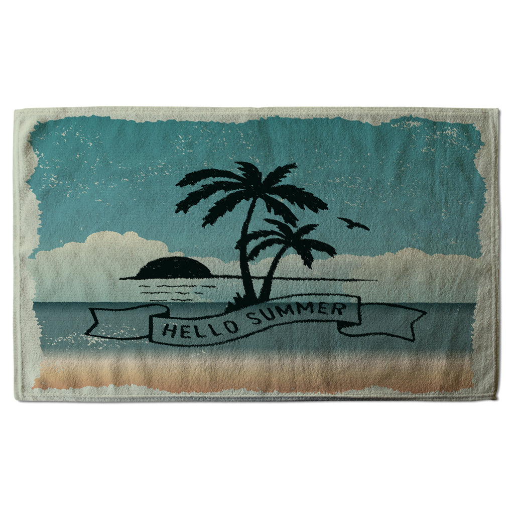 New Product Hello Summer (Kitchen Towel)  - Andrew Lee Home and Living