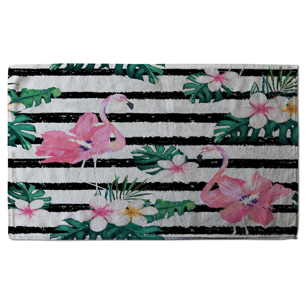 New Product Floral Flamingos (Kitchen Towel)  - Andrew Lee Home and Living