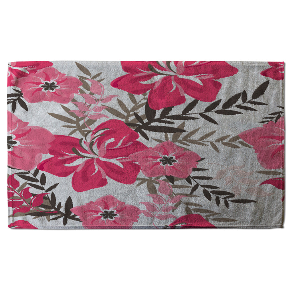 New Product Red & Pink Floral (Kitchen Towel)  - Andrew Lee Home and Living