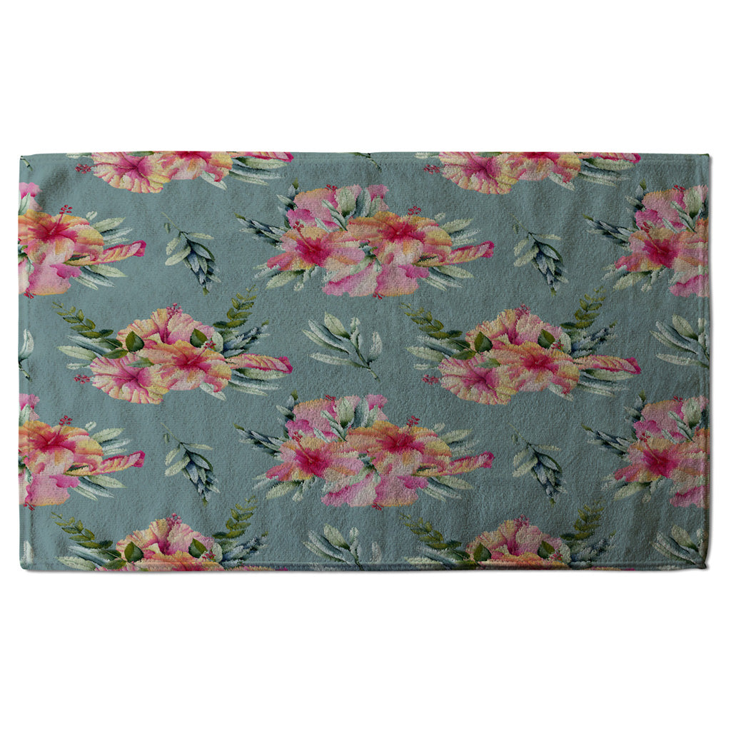 New Product Pink Flowers (Kitchen Towel)  - Andrew Lee Home and Living