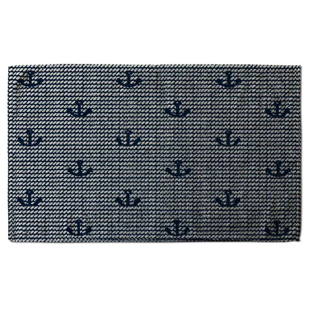 New Product Anchors on Rope Pattern (Kitchen Towel)  - Andrew Lee Home and Living
