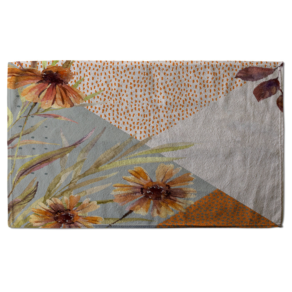 New Product Autumn Geometric Shapes and Flowers (Kitchen Towel)  - Andrew Lee Home and Living