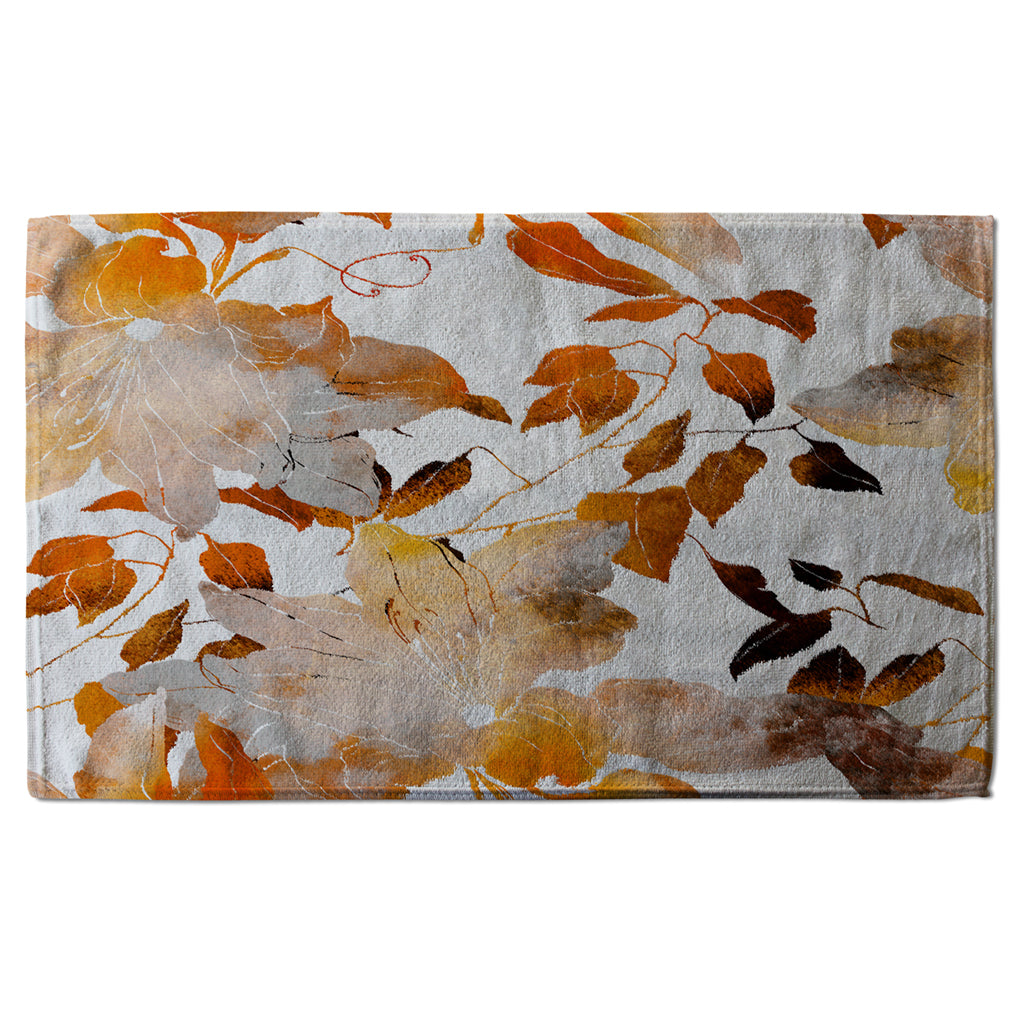 New Product Flowers in Autumn Colours (Kitchen Towel)  - Andrew Lee Home and Living