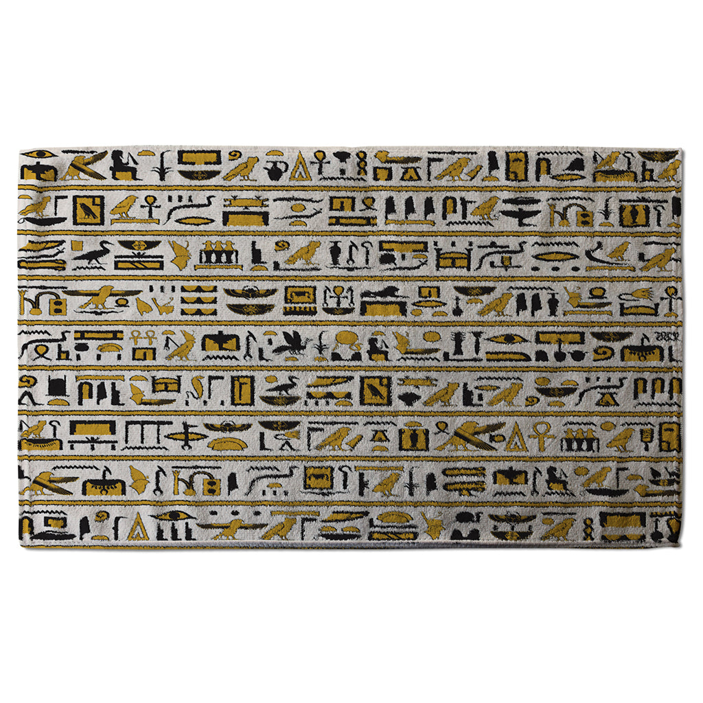 New Product Ancient Egyptian Hieroglyphs (Kitchen Towel)  - Andrew Lee Home and Living