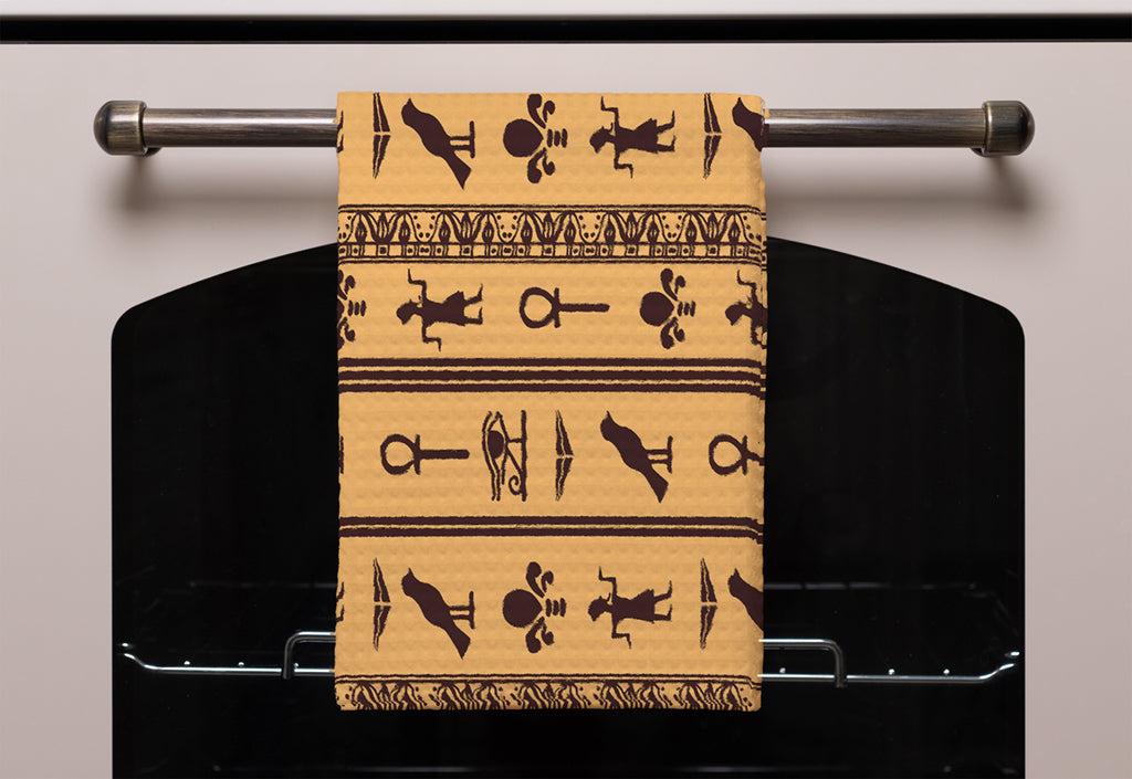 New Product Eye of Horus, Pharaoh, Flowers, Pyramid, Bird, Ankh (Kitchen Towel)  - Andrew Lee Home and Living