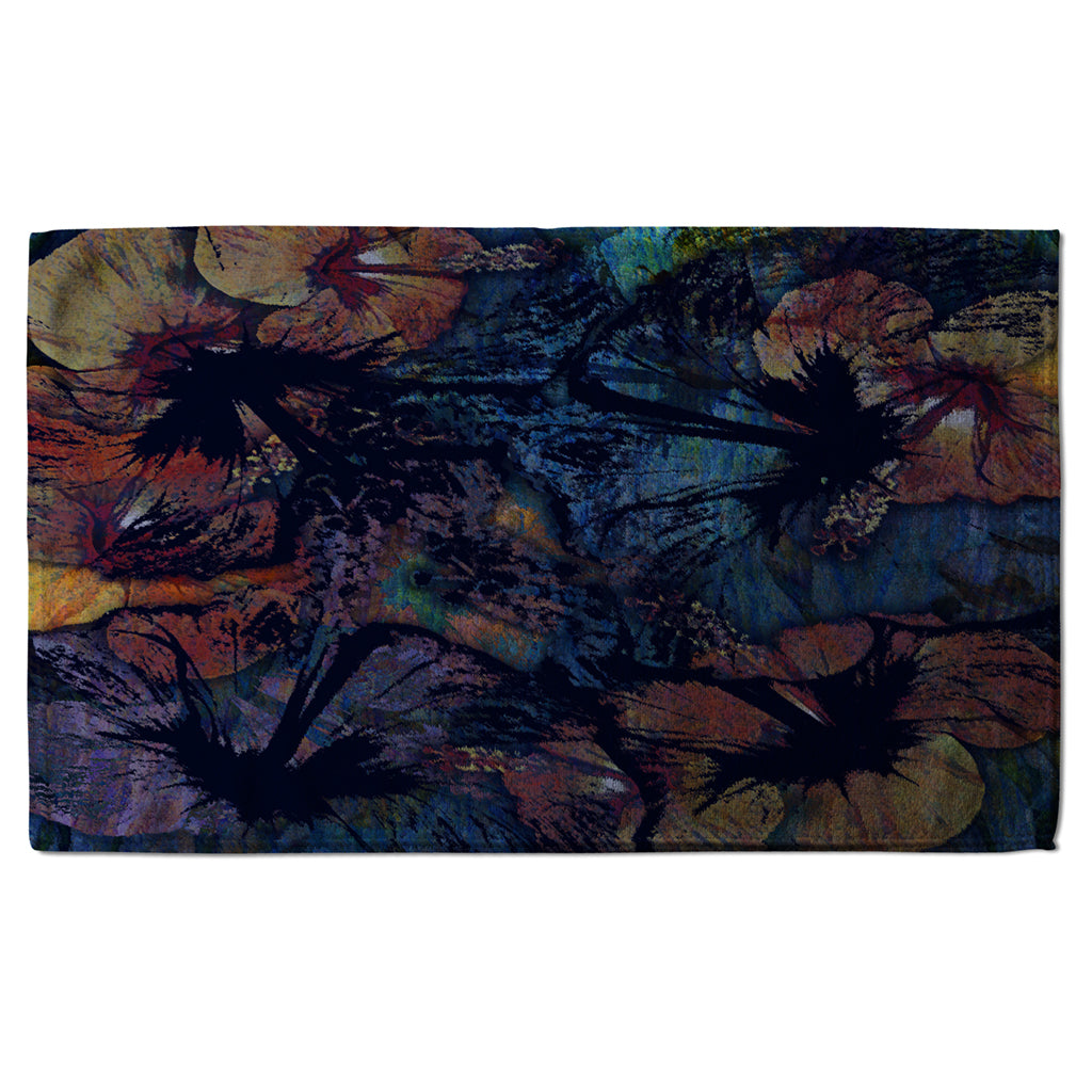 New Product Grunge Flower Print (Kitchen Towel)  - Andrew Lee Home and Living