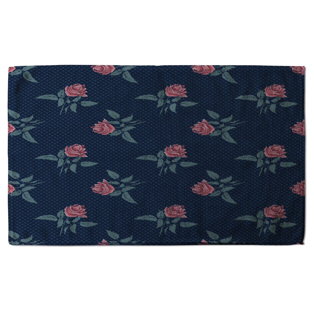 New Product Roses & Spots Print (Kitchen Towel)  - Andrew Lee Home and Living