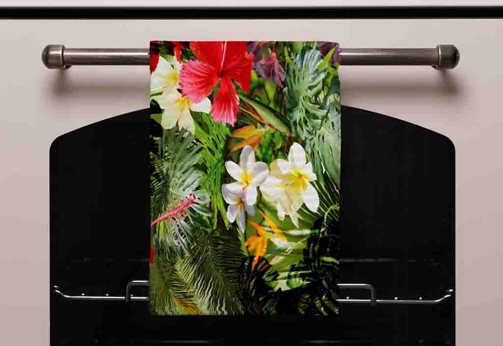 New Product Tropical Foliage (Kitchen Towel)  - Andrew Lee Home and Living