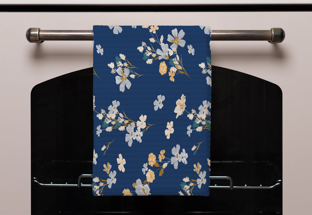 New Product Blue & Yellow Bunches (Kitchen Towel)  - Andrew Lee Home and Living