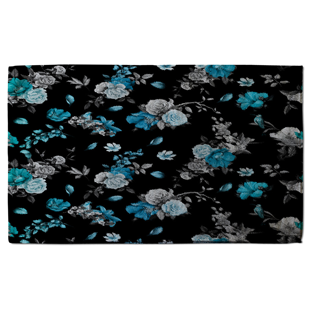 New Product Blue Roses (Kitchen Towel)  - Andrew Lee Home and Living