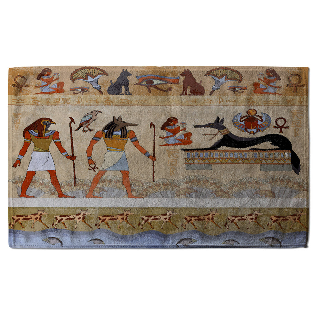 New Product Egyptian Mythelogical Drawings (Kitchen Towel)  - Andrew Lee Home and Living